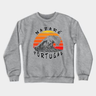 nazaré big wave Portugal Crewneck Sweatshirt